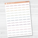 Payday Julie's Plans Script Planner Stickers | JF | S-486