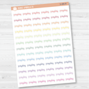 Payday Julie's Plans Script Planner Stickers | JF | S-486