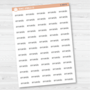 Errands Julie's Plans Script Planner Stickers | JF | S-489
