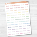 Church Julie's Plans Script Planner Stickers | JF | S-491