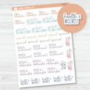 MakseLife Goal Categories Script Planner Stickers | FC12 | S-501