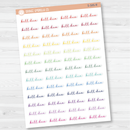 Bill Due Script Planner Stickers | F5 | S-505