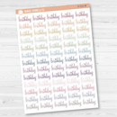Birthday Script Planner Stickers | F4 | S-511