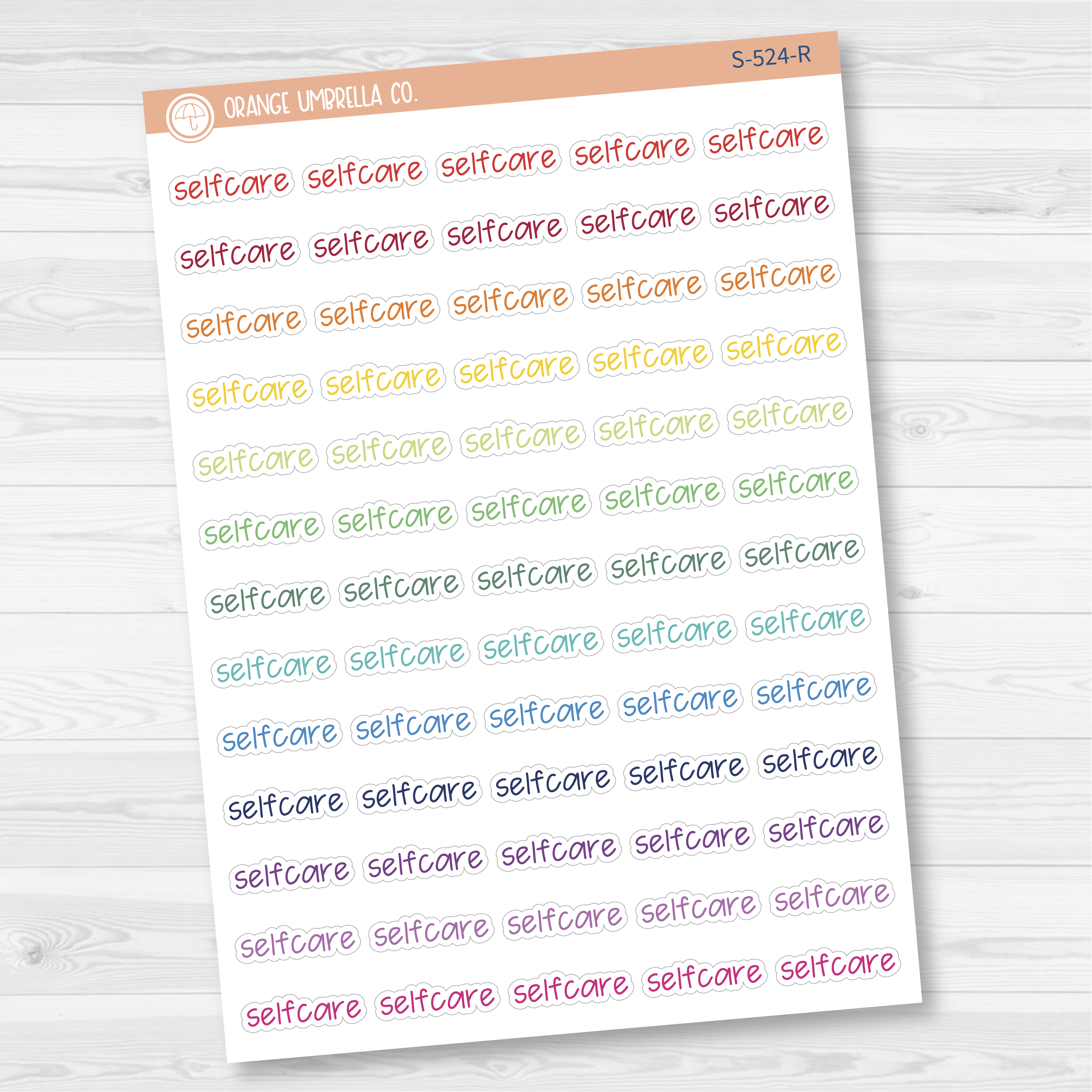 Selfcare Jen Plans Script Planner Stickers | FJP | S-524