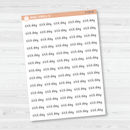 Sick Day Julie's Plans Script Planner Stickers | JF | S-528