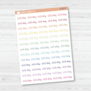 Sick Day Julie's Plans Script Planner Stickers | JF | S-528