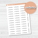 Currently Reading Hobonichi Script Planner Stickers | F16 | S-549-B