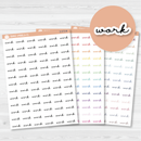 Work Script Planner Stickers | F5 | S-573