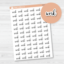 Work Script Planner Stickers | F2 | S-574-B