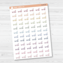 Work Script Planner Stickers | F2 | S-574