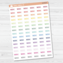 Work Script Planner Stickers | F3  | S-575