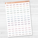 Work Jen Plans Script Planner Stickers | FJP | S-579