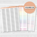 Assignment Due Script Planner Stickers | F1 | S-588