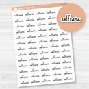 Selfcare Script Planner Stickers | F16 | S-612-B