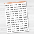 Day Off Script Planner Stickers | F1 | S-660