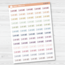 Day Off Script Planner Stickers | F1 | S-660