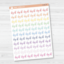 Day Off Script Planner Stickers | F2 | S-661