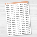 Day Off Jen Plans Script Planner Stickers | FJP | S-664
