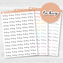 To Buy Script Planner Stickers | F5 | S-742