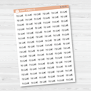 To Call Jen Plans Script Planner Stickers | FJP | S-751