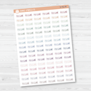 To Call Jen Plans Script Planner Stickers | FJP | S-751