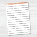 Currently Reading Julie's Plans Script Planner Stickers | JF | S-756