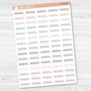 Reading Script Planner Stickers | F3  | S-759