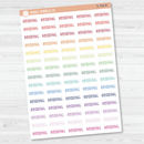 Reading Script Planner Stickers | F3  | S-759