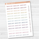 Dentist Appt Script Planner Stickers | F3 | S-857