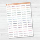 Laundry Jen Plans Script Planner Stickers | FJP  | S-879