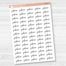Pedicure Script Planner Stickers | F2 | S-929