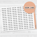 Book Club Jen Plans Script Planner Stickers | FJP Clear Matte | S-994-BCM