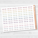 Book Club Jen Plans Script Planner Stickers | FJP | S-994