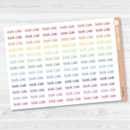 Book Club Jen Plans Script Planner Stickers | FJP | S-994