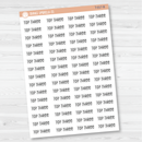 Top Three Script Planner Stickers | F3 | T-017
