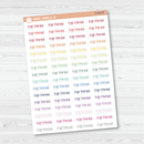 Top Three Jen Plans Script Planner Stickers | FJP | T-018