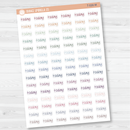 Today Jen Plans Script Planner Stickers | FJP | T-020