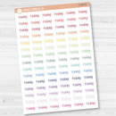 Today Jen Plans Script Planner Stickers | FJP | T-020