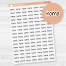 Home Jen Plans Script Planner Stickers | FJP | Clear Matte | T-022-BCM