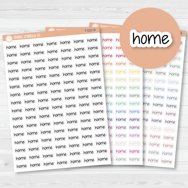 Home Jen Plans Script Planner Stickers | FJP | T-022