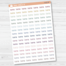 Home Jen Plans Script Planner Stickers | FJP | T-022