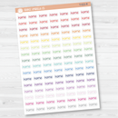Home Jen Plans Script Planner Stickers | FJP | T-022