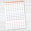 Appt Jen Plans Script Planner Stickers | FJP  | T-030