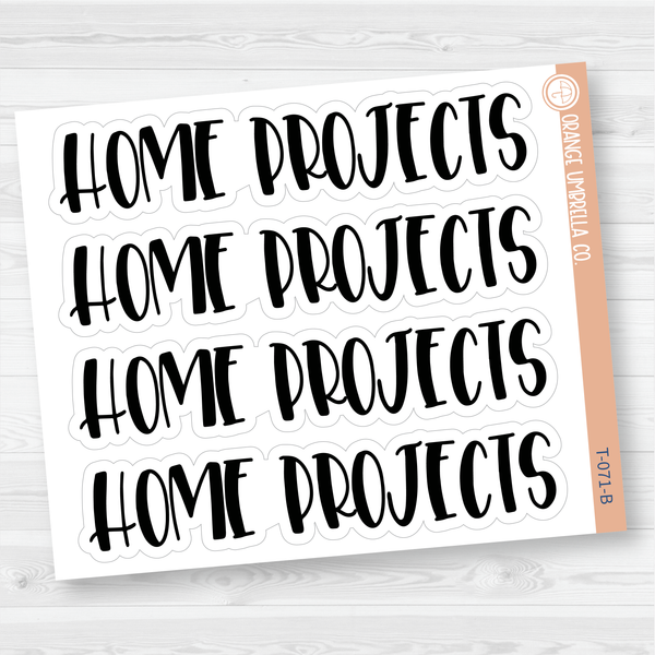 Home Projects Header Script Planner Stickers | F1 | T-071-B