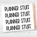 Hobby Dashboard Header Script Planner Stickers | F8 | T-105 - T-109