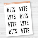 Hobby Dashboard Header Script Planner Stickers | F8 | T-105 - T-109