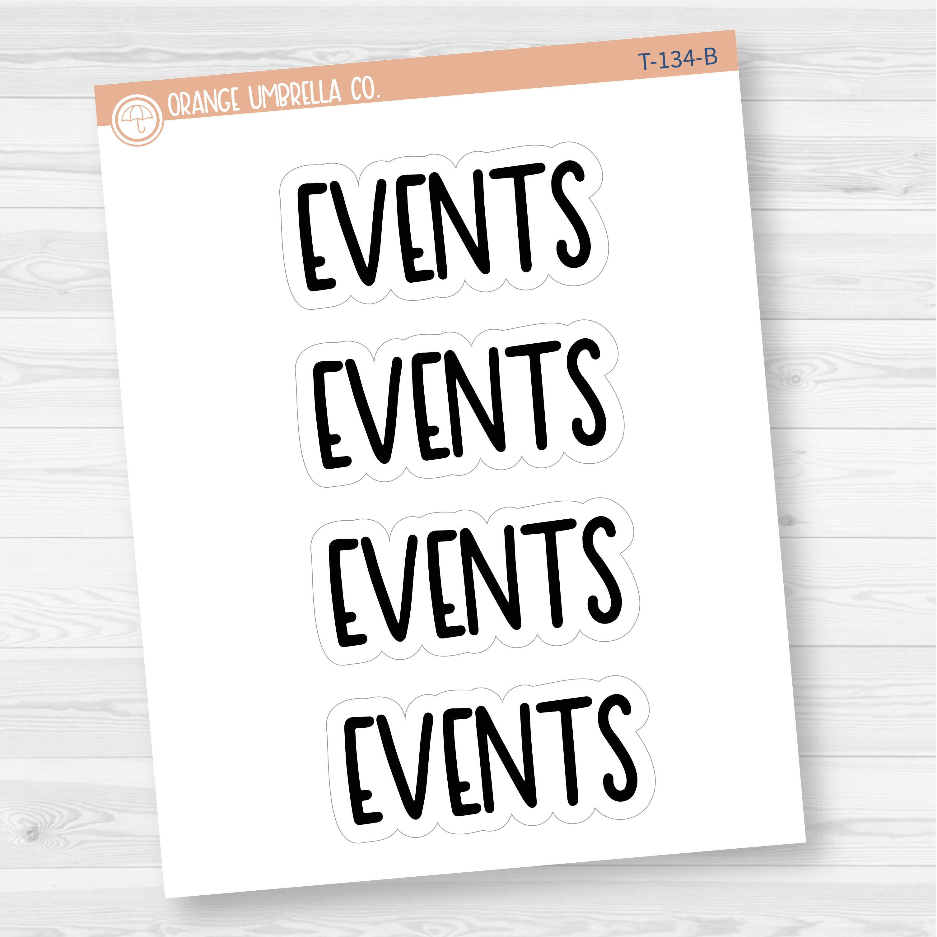 Personal Dashboard Header Script Planner Stickers | F8 | T-128-134-B