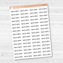 Lunch Date Jen Plans Script Planner Stickers | FJP | T-147