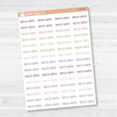 Lunch Date Jen Plans Script Planner Stickers | FJP | T-147