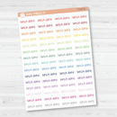 Lunch Date Jen Plans Script Planner Stickers | FJP | T-147